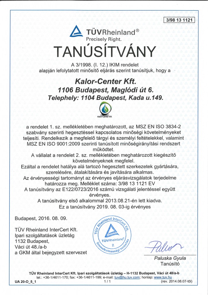 msz en iso 3834-2_2006 szerinti tanusitvany melleklet 2016